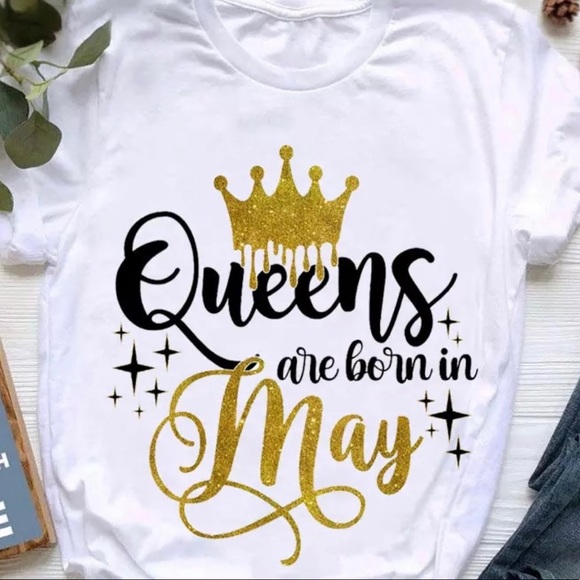 Passion of Essence Tops - It's the Queen's Birthday in May Tee-Shirt